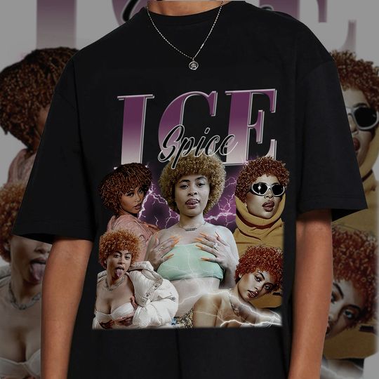 Discover Icespice 90s Vintage Retro T-shirt, Ice spice Bootleg Vintage T-Shirt