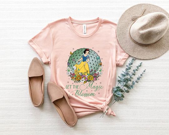 Disney Snow White Princess Shirt, Let The Magic Blossom Shirt, Disney Snow White Shirt