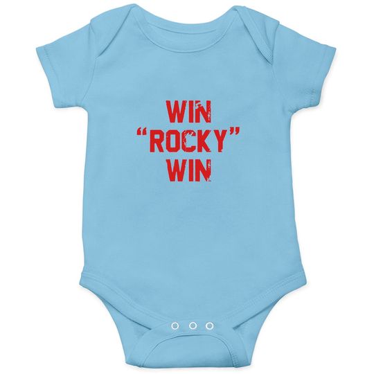 Win Rocky Win Onesies boxing training classic philly movie fight balboa