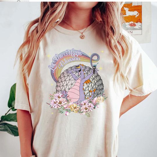 Let the magic Blossom Disney Epcot flower and Garden Festival Shirt, Floral Epcot Shirt