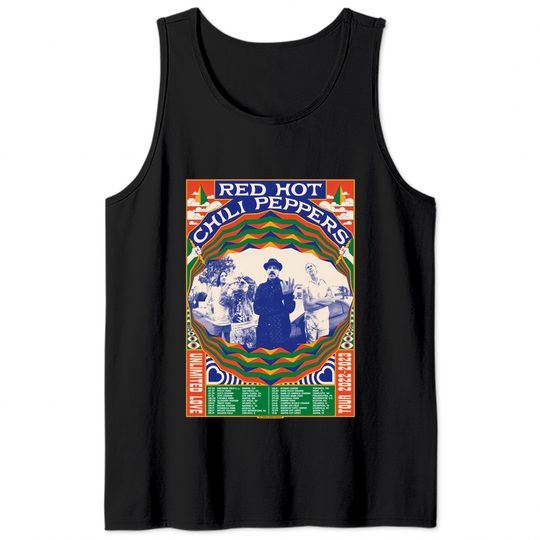 Red Hot Chili Peppers 2023 Tour Tank Tops