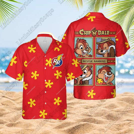 3D Chip Dale Unisex Hawaiian Shirt, Hawaiian Summer Shirt