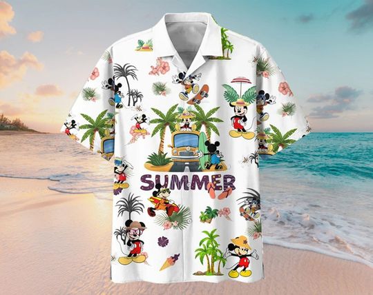 Disney Mickey Hawaiian Shirt, Disney Magical Hawaii Tee, Vacation Disney Trip Tee