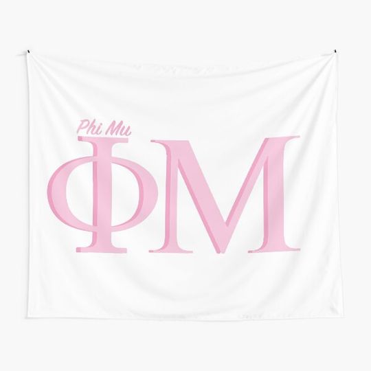 Phi Mu Letters Tapestry