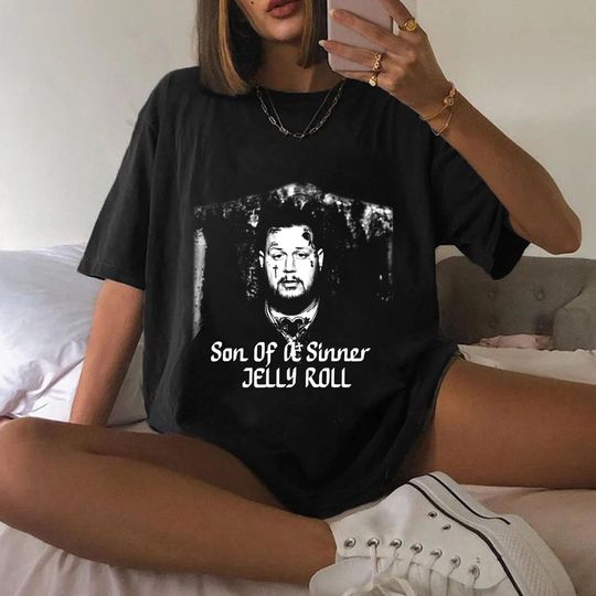 Jelly Roll Son Of A Sinner T-Shirt, Jelly Roll Backroad Baptism 2023 Tour Shirt