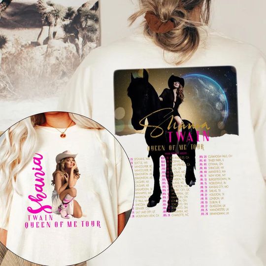 Shania Twain Shirt, Queen Of Me Tour 2023 Shirt