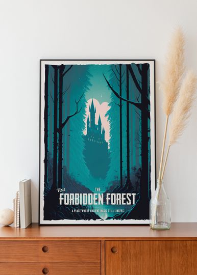 Travel Poster - Forbidden Forest - Harry Potter