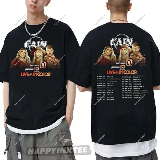 Discover Cain Band World Tour 2023 Setlist T-Shirt