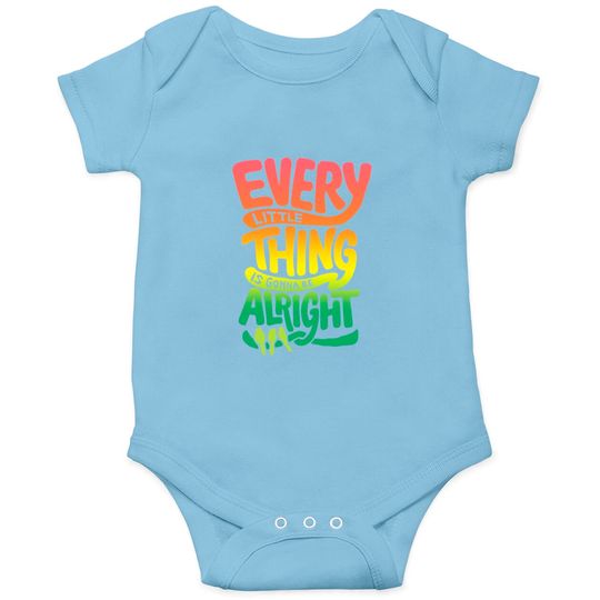 90s Bob Marley Every Little Thing Is Gonna Be Alright Vintage Onesies
