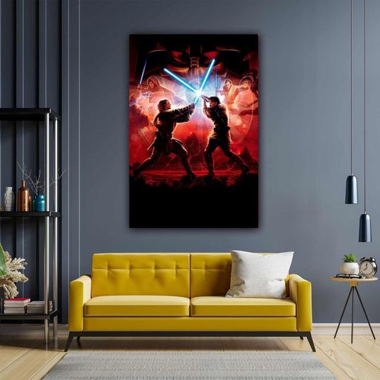 Starwars Anakin vs Obi Wan Poster
