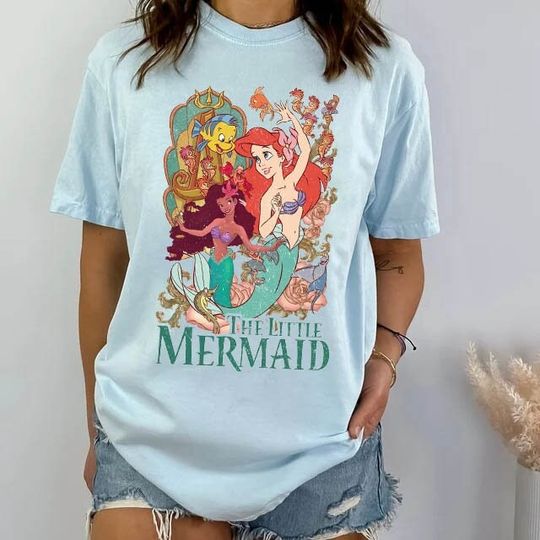 Retro Disney The Little Mermaid Shirt, The Little Mermaid Shirt