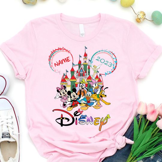 Custom Disney Family Vacation 2023 Shirt, Mickey And Friends Trip Shirt