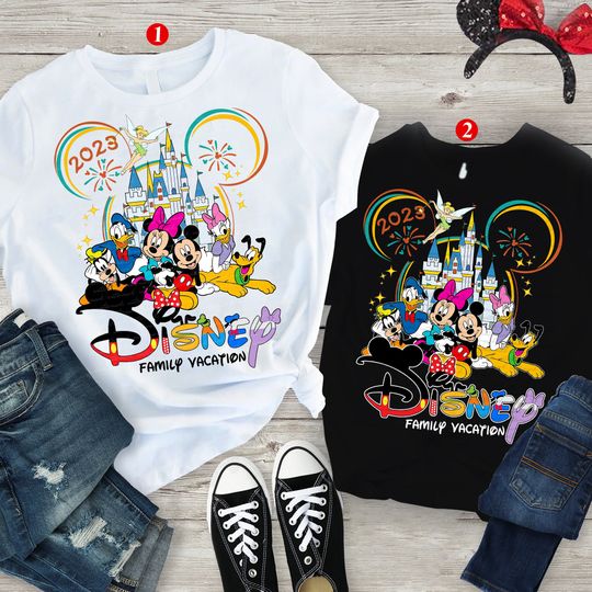 Disney Family Vacation 2023 Shirt, Disneyland Mickey And Friends Shirt