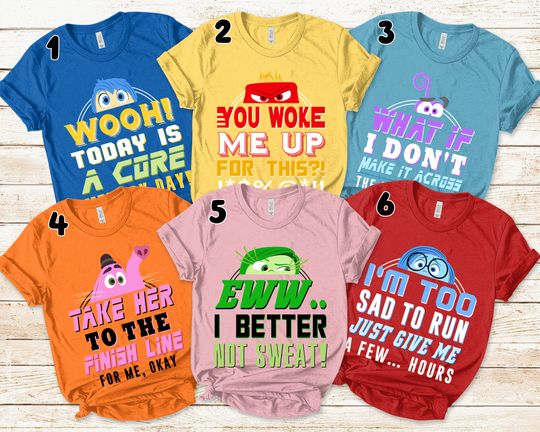 Inside Out Shirt Disney Running Shirt, runDisney Costume, Disney Family Shirts