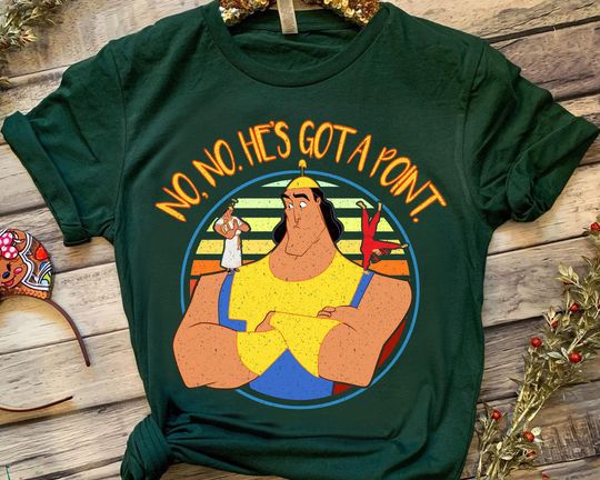 Disney The Emperors New Groove Krock Angel & Devil Quotes Retro Shirt, WDW Holiday  T-shirt