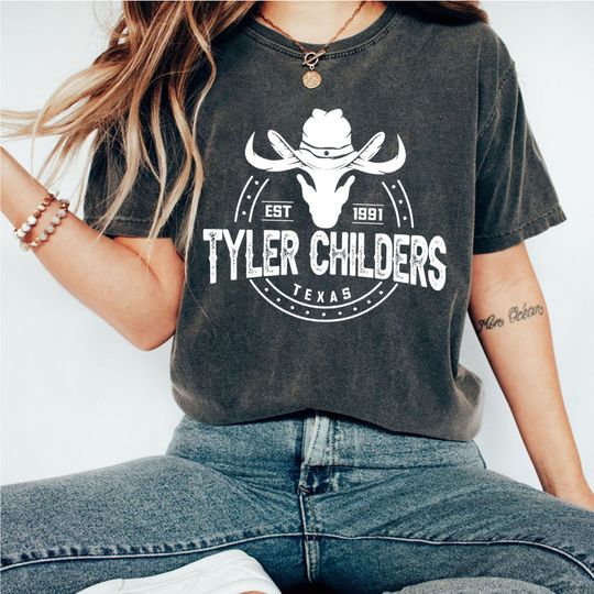 Tyler Childers EST 1991 Bull Skull T-Shirt, Tyler Childers Tour 2023 Shirt