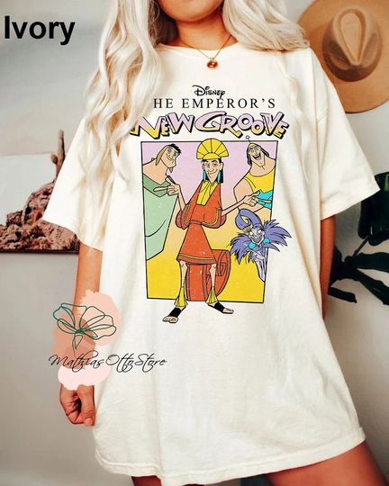 Emperors New Groove Shirt, Vintage Disney Shirt, Disney World Shirt, Kuzco, Pacha, Yzma, Krock Shirt