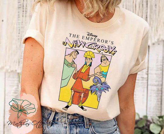 Emperors New Groove Shirt, Disney Movie Shirt, Kuzco, Yzma, Pacha, Krock Shirt, Retro Disney Shirt