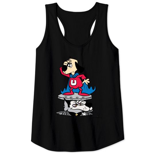 Underdog | Underdog & Riff Raff On Look-Out Tank Tops