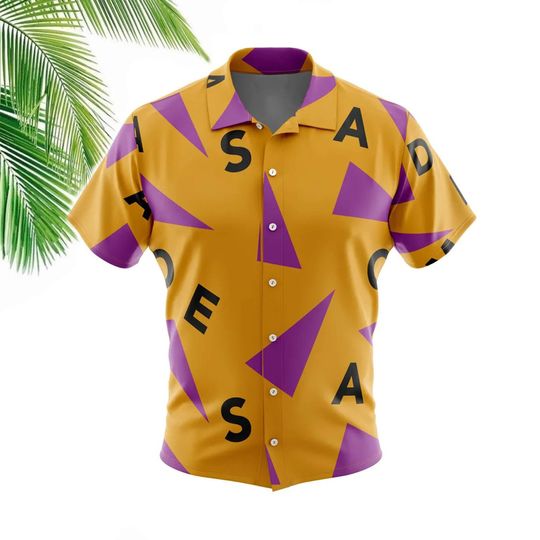 Master Roshi Dragon Ball Button Up Hawaiian Shirt