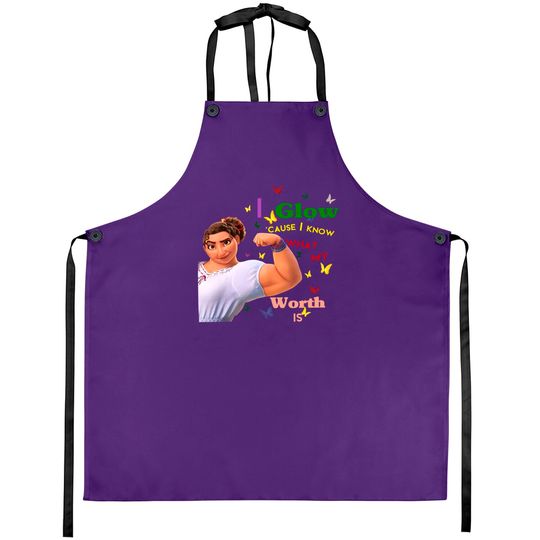 Disney Encanto Luisa Aprons, I Glow Cause I Know What My Worth Is, Luisa Song