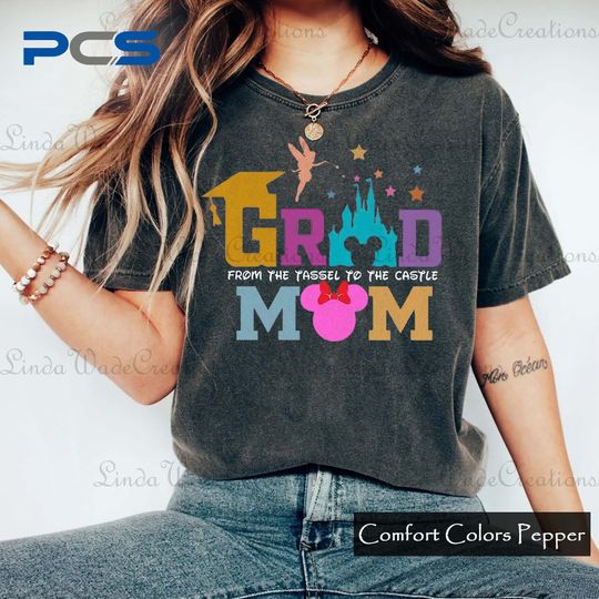 Mom Of The Grad Shirt, Disney Family Of The Grad Shirt, Disney Graduation Shirt