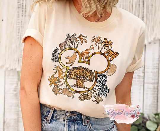 Mickey Animal Kingdom Family Shirts, Disney Leopard Shirt, Family Vacation 2023 Shirt