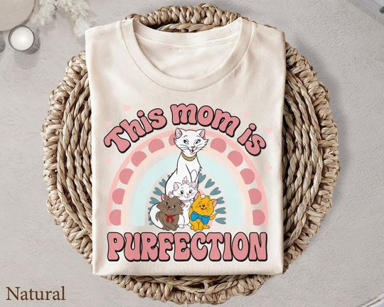 Disney Mother's Day The Aristocats This Mom Is Purfection Shirt