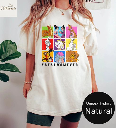 Disney Characters Best Mom Ever Mother's Day Shirt, Disneyland Shirt, Disney Trip Shirt, Disneyworlds Shirt, Disney Mom Shirt