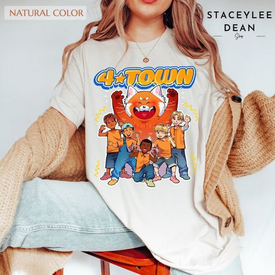 Disney Pixar Turning Red 4-Town 4-Eva Shirt