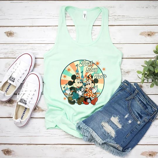 Vintage Disney Best Day Ever Tank, Best Day Ever Tank