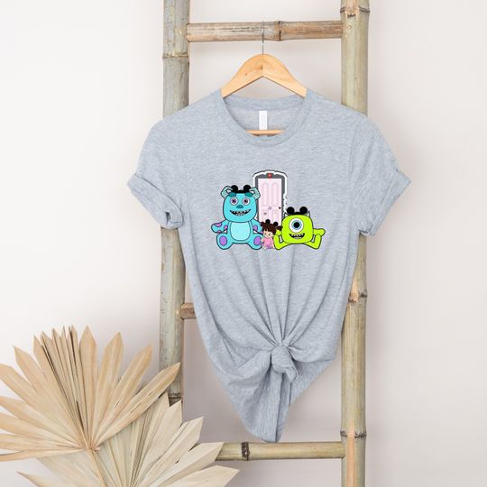 Disney Pixar Monster Inc Shirt, Sulley Sullivan Shirt, Mike Wazowski Tee