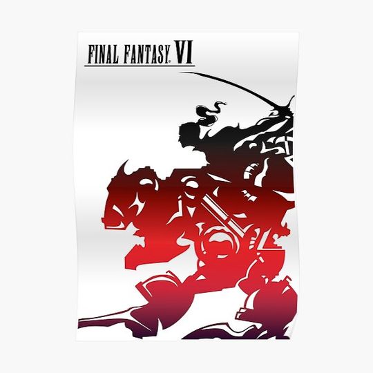 Final Fantasy VI 6 Premium Matte Vertical Poster