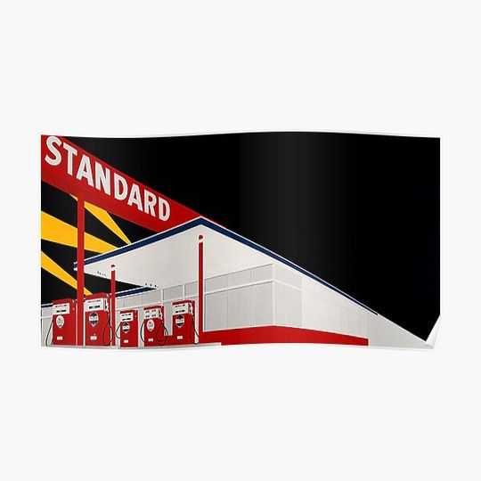Discover Standard Station Amarillo Texas Premium Matte Vertical Poster