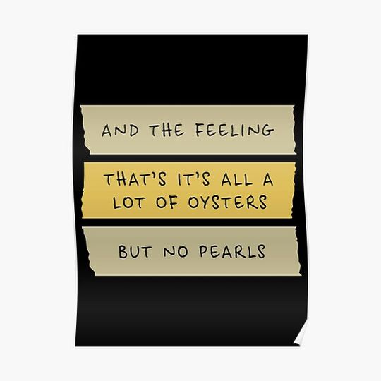 Discover Quote - Counting Crows Premium Matte Vertical Poster