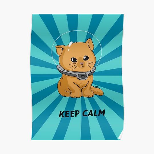 Keep Calm poster subnautica Premium Matte Vertical Poster