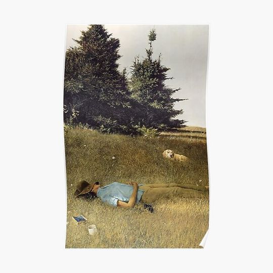 Discover Distant Thunder - Andrew Wyeth Premium Matte Vertical Poster