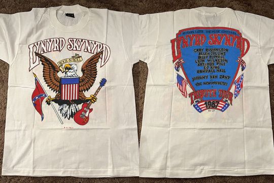 Lynyrd Skynyrd Rock N Roll Tribute Tour 1987 T-Shirt