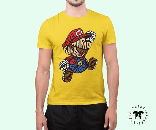 Discover Super Mario Shirt, Super Mario T-Shirt, kids Birthday Gift Shirt