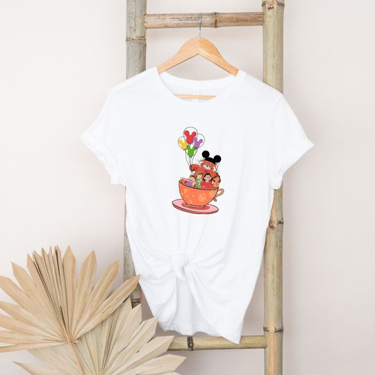 Turning Red Tea Cup Shirt, Disney Turning Red Shirt, Disney Shirt
