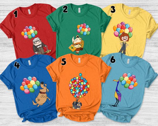 Disney Up Shirt, Disney Balloon Shirt, Up Movie Shirt, Pixar up Shirt