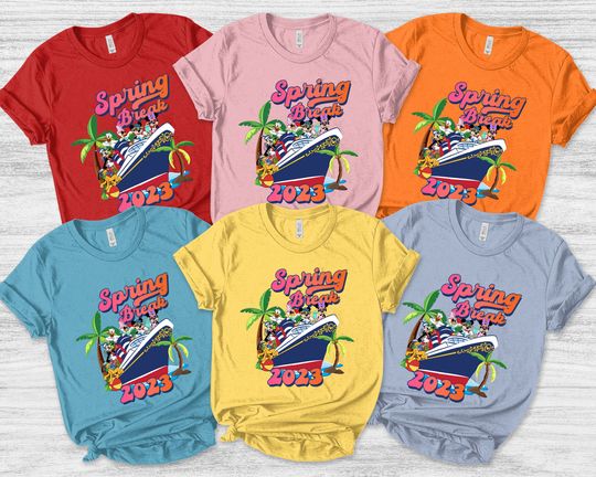 Disney Spring Break 2023 Shirt, Mickey and Friends Shirt
