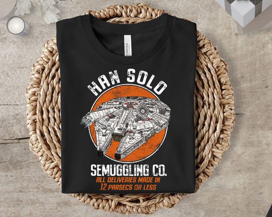 Star Wars Han Solo Smuggling Co. Poster Shirt Disney Family Shirts