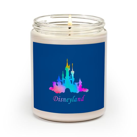 Disney Castle Scented Candles, Disneyland Vacation Scented Candles, Disney Trip Scented Candles