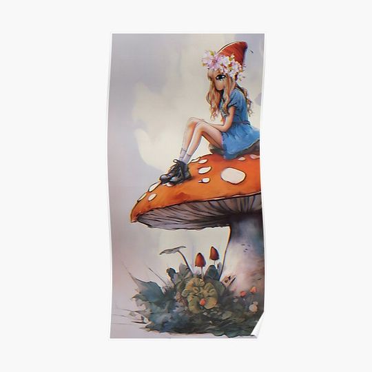 Alice in Wonderland Premium Matte Vertical Poster