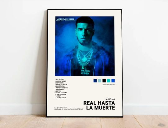 Anuel AA / Real Hasta La Muerte Album Cover Poster