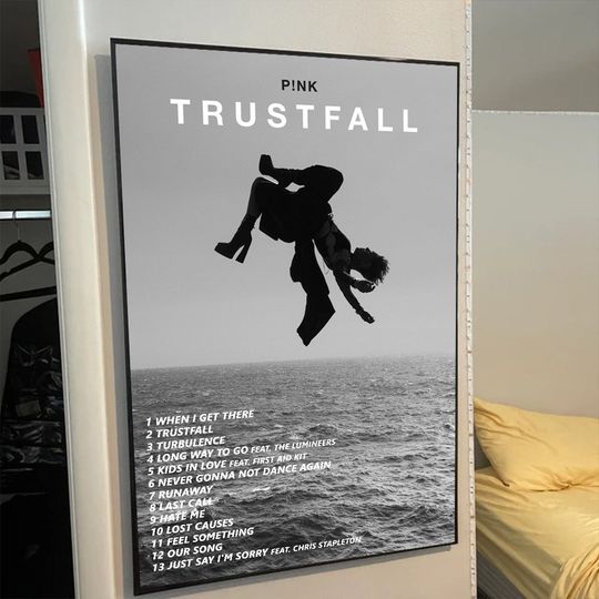 Discover Pink-TRUSTFALL Album Poster, Pink 2023 Album Poster