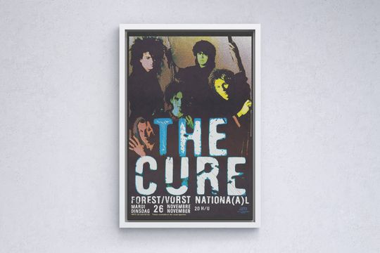 The Cure Belgium 1985 Concert Poster