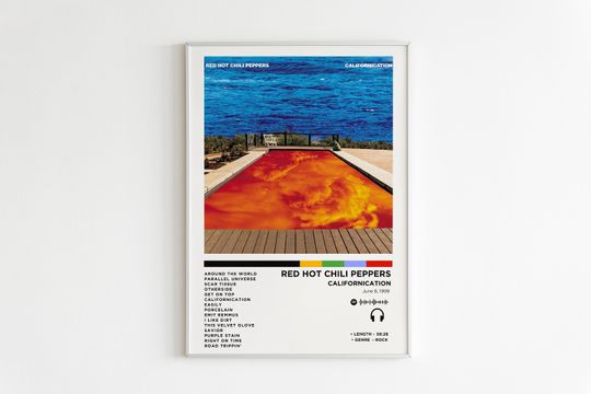 Red Hot Chili Peppers - Californication Album Poster