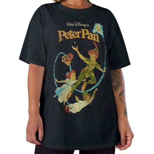 Vintage Peter Pan Tshirt | Peter Pan Graphic Tee | Disneyland Graphic Tshirt